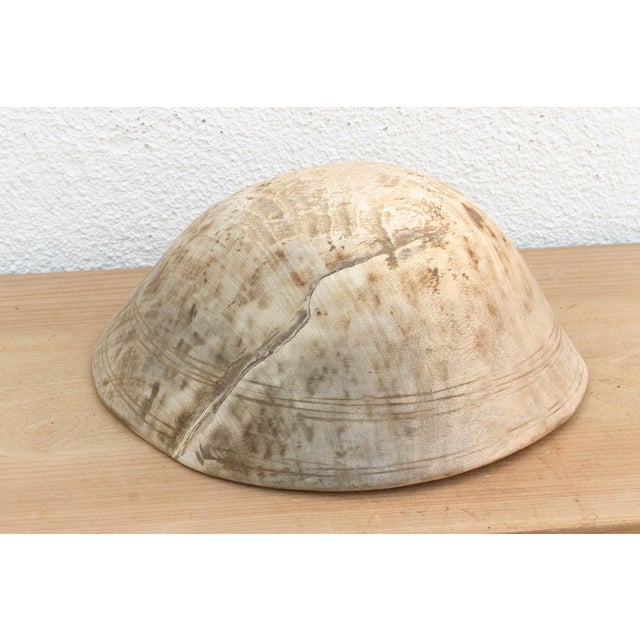 Wood African Kitchen Bowl W/Light Finish For Sale - Image 7 of 8