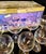 1980s Bohemian Crystal With 24k Gold Trim Stemware Set - Set of 13 For Sale - Image 4 of 12