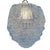 1930s Art Deco Copper Acanthus Leaf Pendant Light W Skyscraper Cobalt Blue Glass Shade For Sale - Image 5 of 9