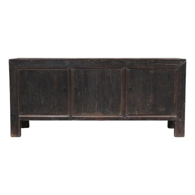 Vintage Hand Made Reclaimed Wood Sideboard Cabinet 31 For Sale