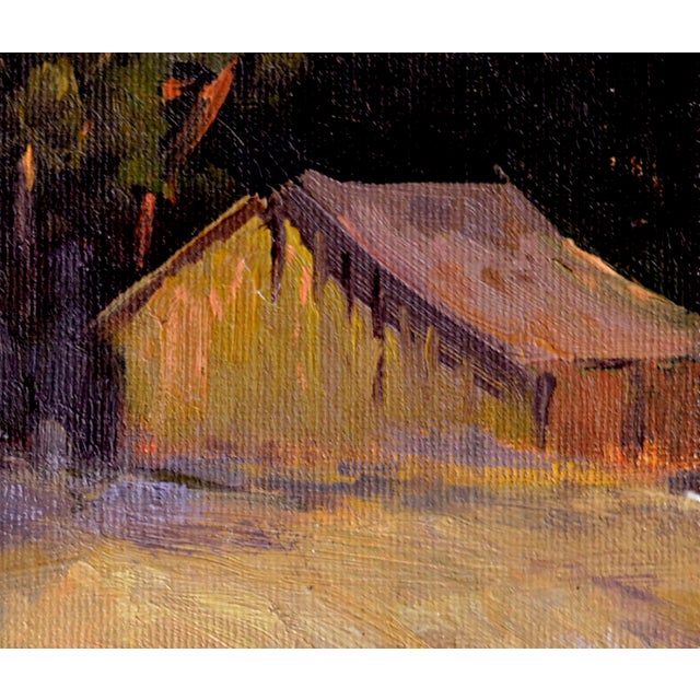 American Carmel Valley Barn Landscape For Sale - Image 3 of 4