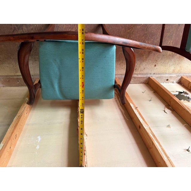 Vintage Georgian Chippendale Style Bowl Back High Ladder Back Dining Chairs. Set of 8 For Sale - Image 13 of 17