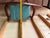 Vintage Georgian Chippendale Style Bowl Back High Ladder Back Dining Chairs. Set of 8 For Sale - Image 13 of 17