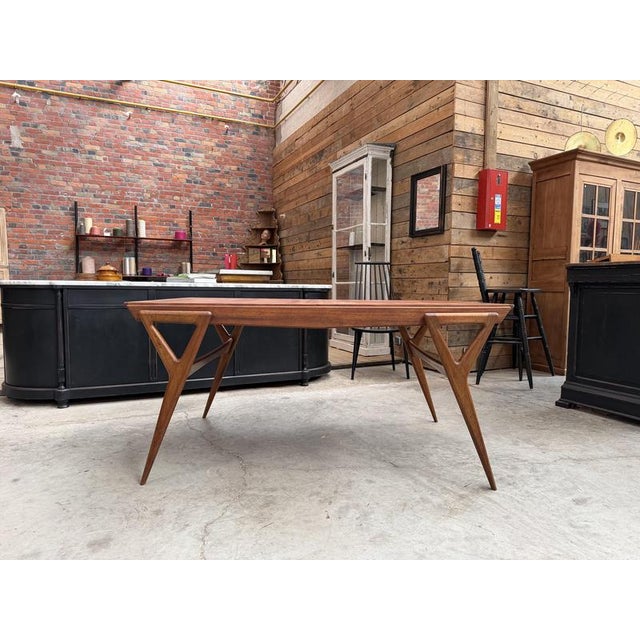 1950s Dining Table by Louis Paolozzi for René Godfrid, 1950s For Sale - Image 5 of 18