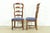 Century Furniture French Country Carved Solid Oak Ladder Back Side Chairs or Dining Chairs, Pair For Sale - Image 9 of 13