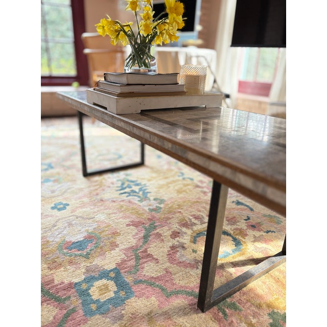 Swiss Mid-Century Modern Stone Mosaic Coffee Table, C. 1960 For Sale - Image 4 of 10