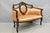French Antique French Victorian Louis XV Style Open Carved Walnut Loveseat Settee Sofa For Sale - Image 3 of 17