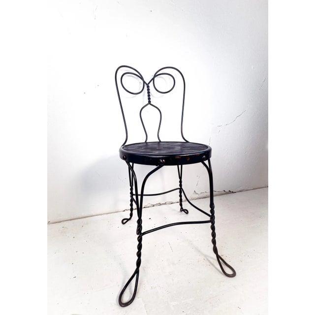 Vintage "Owl Eyes" Ice Cream Parlor Chairs For Sale - Image 11 of 16