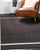 8x10 Violet Artistic Brown Kilim Open Field Modern Flatweave Wool Carpet Rug For Sale - Image 4 of 9
