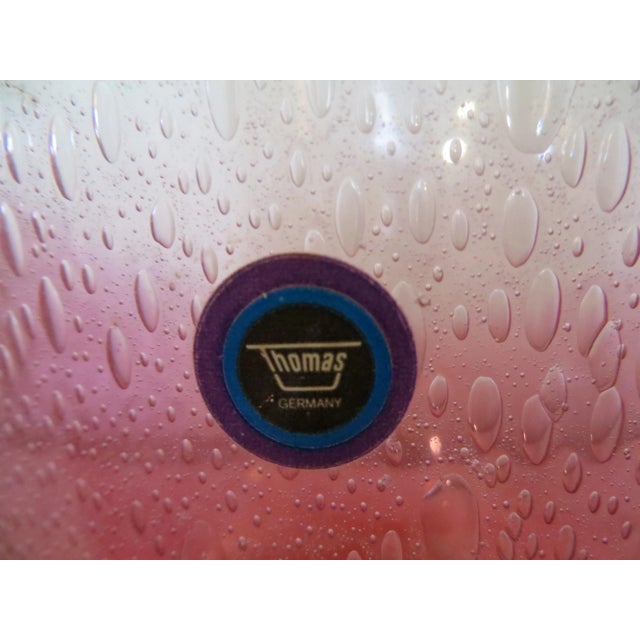 Mid-Century Modern Rosenthal 1970s Large Glass Vase For Sale - Image 3 of 8