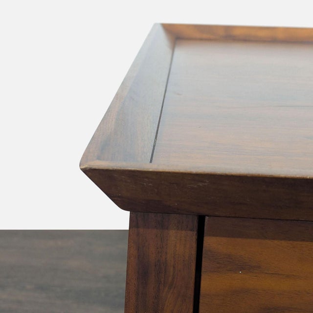 Crate & Barrel Bradley Coffee Table With Two Drawers For Sale In San Francisco - Image 6 of 11