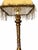 Gold Ornate Gold-Tone Barley-Twist Buffet Lamp With Fringed Shade For Sale - Image 8 of 11