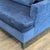 Custom Made the Jones 3-Seat Deep Blue Sofa For Sale In San Francisco - Image 6 of 7