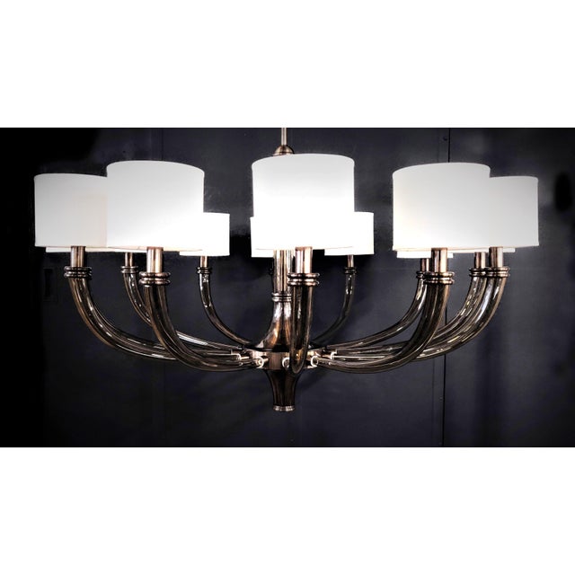 Italian 21st Century Venetian Chandelier by Fabio LTD For Sale - Image 3 of 9