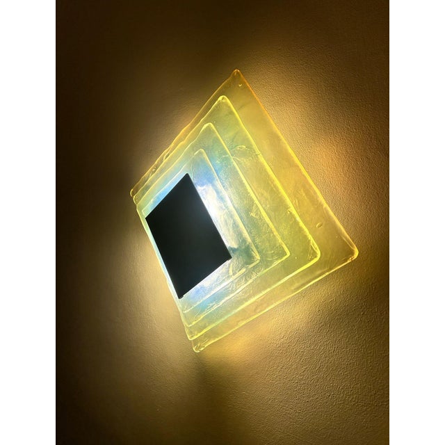 Model LP258 Wall Lights by Carlo Nason for Mazzega, 1970s, Set of 2 For Sale - Image 6 of 18