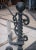 Antique Wrought Iron Andirons For Sale - Image 4 of 7