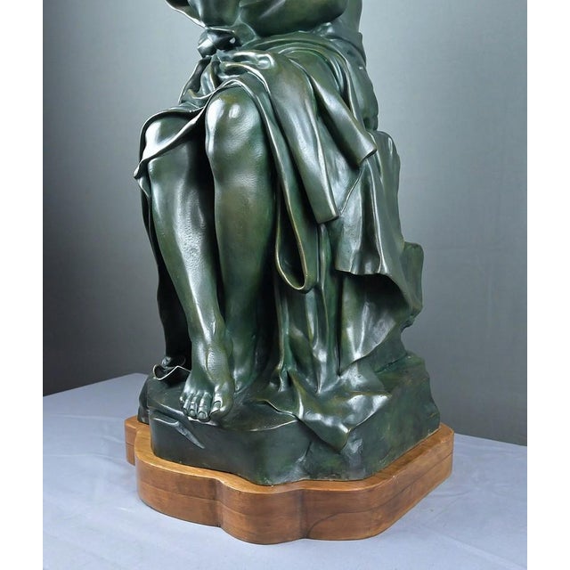 Chiparus, Sculpture The Thinker, 1890s, Bronze For Sale - Image 9 of 18