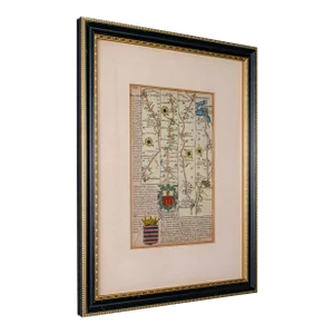 1750's Antique Coaching Road Map