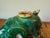 Pair of Sculpted Ceramic/Clay Whimsical Lion & Elephant Candlesticks For Sale - Image 9 of 15