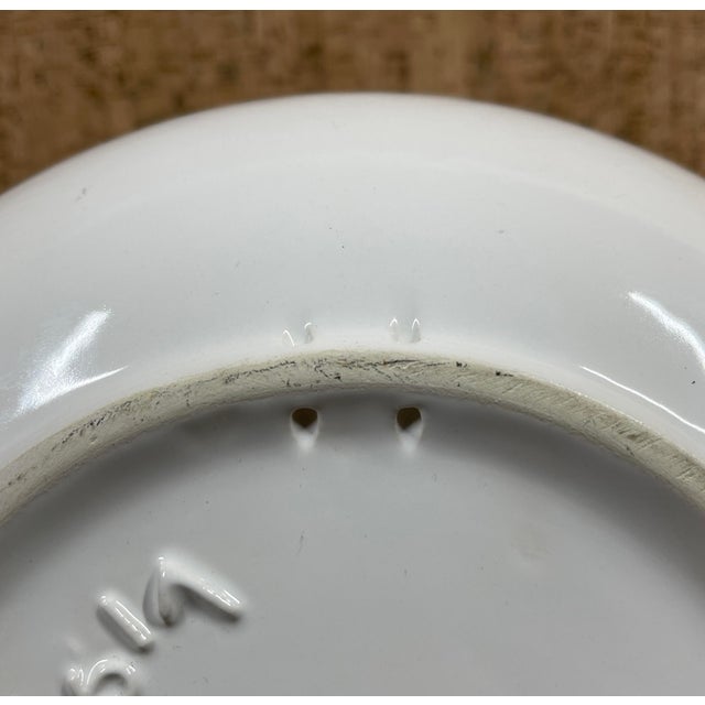 White Vintage Gmundner Keramik “Hunter’s Delight” Serving Bowls- Set of 3 For Sale - Image 8 of 11