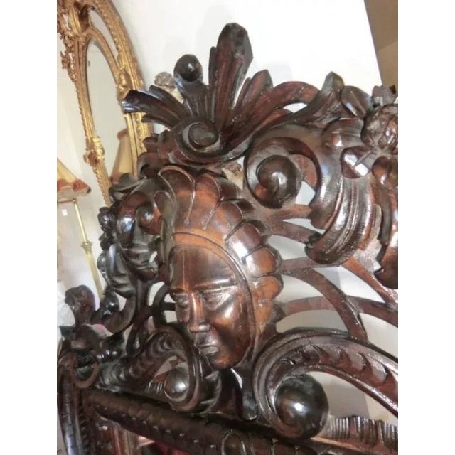 Florentine Mythical Creature Mirror For Sale - Image 3 of 5