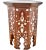 Vintage Handcrafted Moorish-Patterned Mother-Of-Pearl Accent Table For Sale - Image 4 of 10