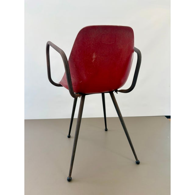 Ladybug Armchair by René Jean Caillette, 1950s For Sale - Image 4 of 9