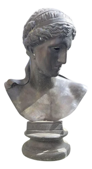 Fonderia Chiurazzi, Bust of Athena, 20th Century, Bronze