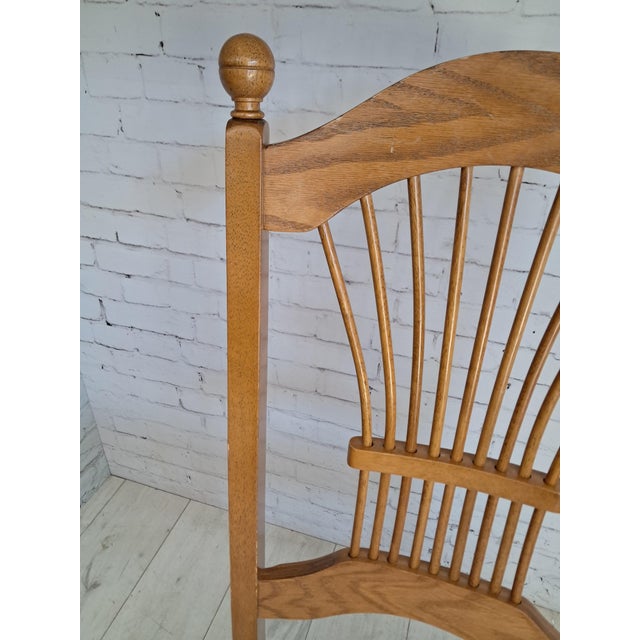 Vintage French Country Dining Chairs in Oak, 1980, Set of 4 For Sale - Image 18 of 18