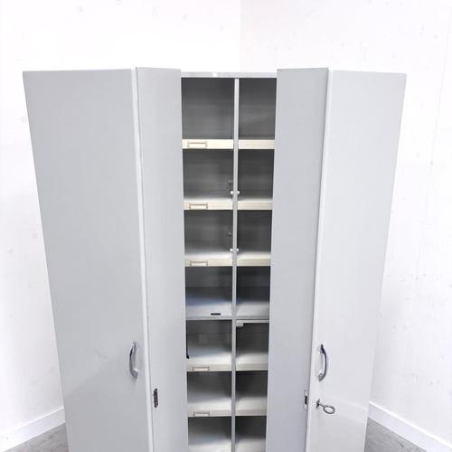 Gray Bauhaus Wooden Medicine Cabinet, Early 20th Century For Sale - Image 8 of 18