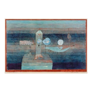 Paul Klee 'Good Fishing Spot' Archival Pigment Print Unframed Reproduction For Sale