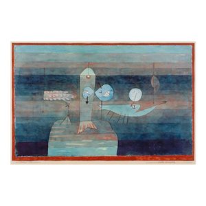 Paul Klee 'Good Fishing Spot' Archival Pigment Print Unframed Reproduction