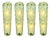 Green Murano Glass Wall Sconces by Simoeng, Set of 4 For Sale
