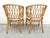 1980s Pair of Vintage McGuire Rattan Barrel-Back Armchairs For Sale - Image 5 of 17