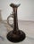 Vintage Drip Glaze Trumpet Vase For Sale - Image 4 of 12