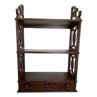 1980s Henrietta Spencer-Churchill for Maitland-Smith Hanging Wall Cabinet For Sale