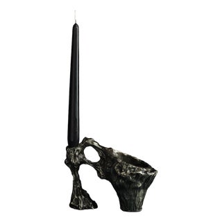 Omnia Vanitas Vanité 23 Candelabra in Patinated Cast Bronze by William Guillon For Sale