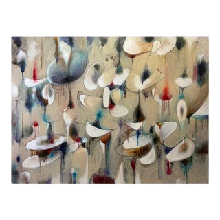 Daniel Ketelhut, "To a Higher Realm" Abstract Painting, Oil on Wood Panel For Sale