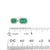 Natural Emerald Diamond Earrings 14k Gold 3.48 TCW Certified For Sale - Image 9 of 13