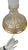 Brass Brass and Glass Column Buffet Table Lamps - A Pair For Sale - Image 8 of 10