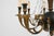 Goldenrod Large Empire Bronze Chandelier with Wall Lights, Belgium, 1950s, Set of 3 For Sale - Image 8 of 18