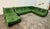 Modern Set of 5 Togo Sofa Set in Emerald Green Leather by Michel Ducaroy for Ligne Roset For Sale - Image 3 of 9