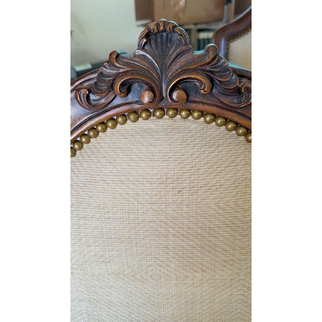 Beige Vintage Henredon Chairs For Sale - Image 8 of 10