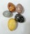 1960s 1960s Polished Multicolor Solid Stone Decorative Eggs – Set of 5 For Sale - Image 5 of 9