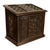 Antique French Medieval Gothic Carved Oak Chest Coffer 17th Century Panels 1679 For Sale - Image 9 of 16