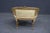 French Louis XVI Style Gilt Caned Barrel Accent Chair For Sale - Image 10 of 11