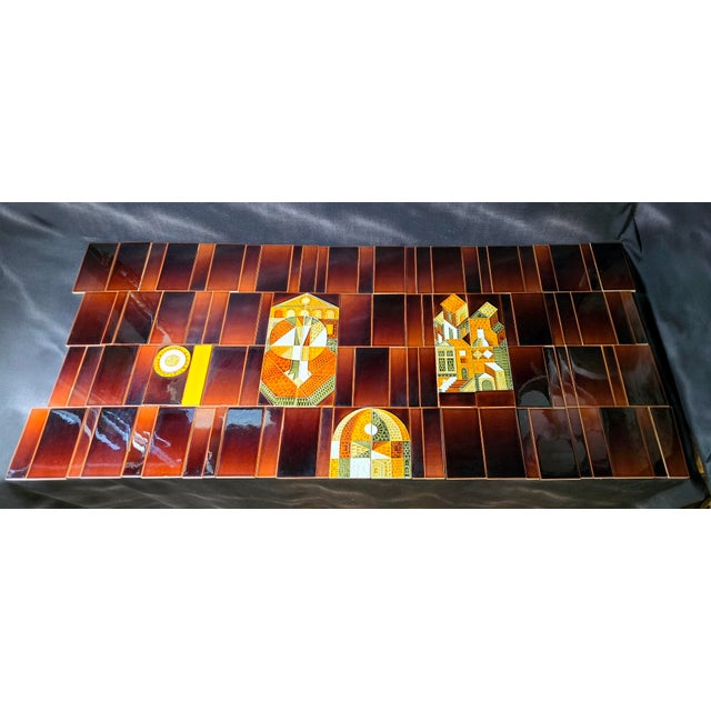 Glazed Ceramic Tiles by Roger Capron, 1970, Set of 112 For Sale - Image 6 of 13