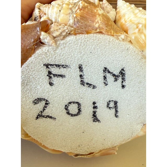 Custom Coastal Organic SculpturauSeashell Holiday Cone Trees – Pair For Sale - Image 11 of 12