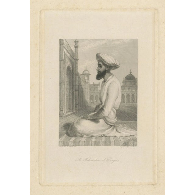 After Daniell, Muslim at Prayer, 1836, Engraving For Sale - Image 9 of 9