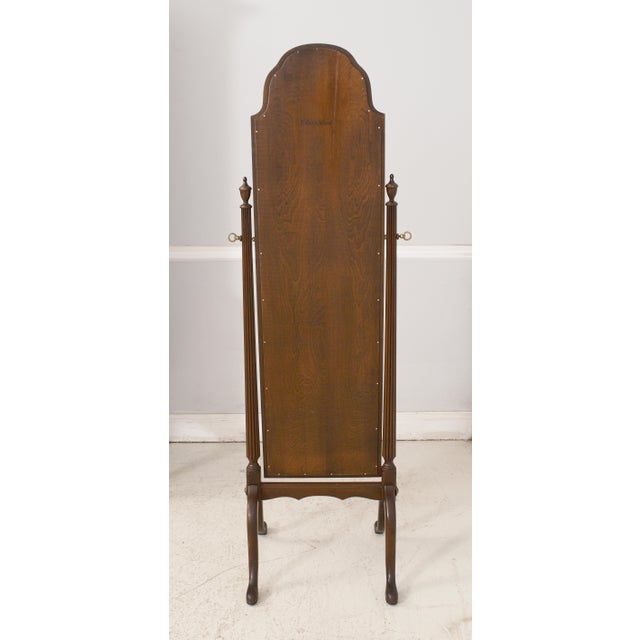 Ethan Allen Georgian Court Cherry Cheval Dressing Mirror For Sale In Philadelphia - Image 6 of 7